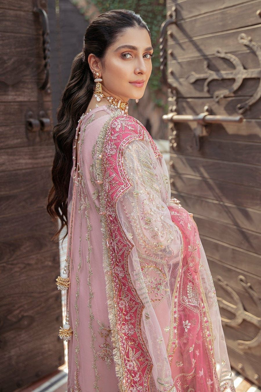 Bridal Collection β Most Demanded Luxury Organza Embroidered Ensemble - Image 2