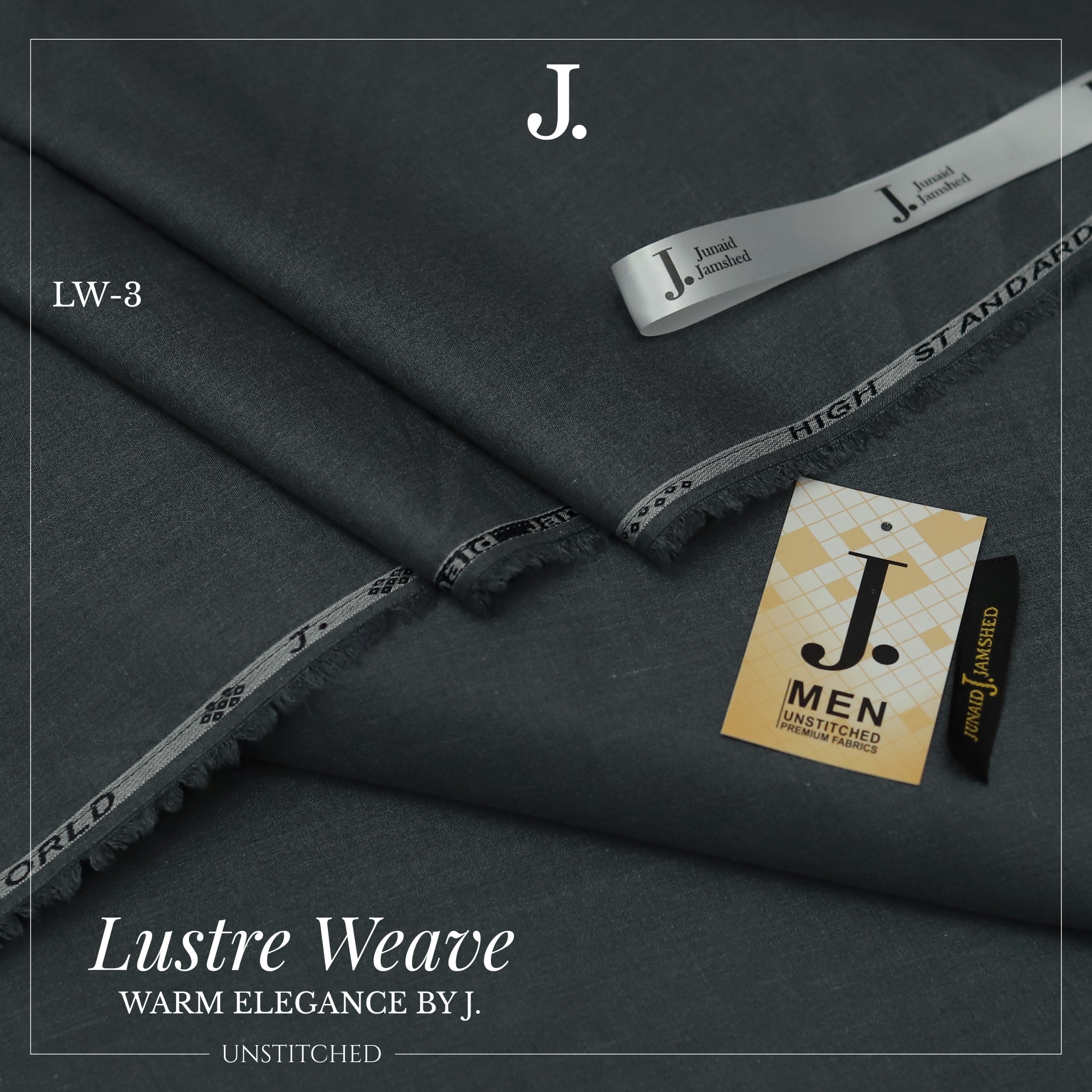 J. MVS Wash & Wear Premium Unstitched Fabric – 4 Meter Super Luxury Winter Collection