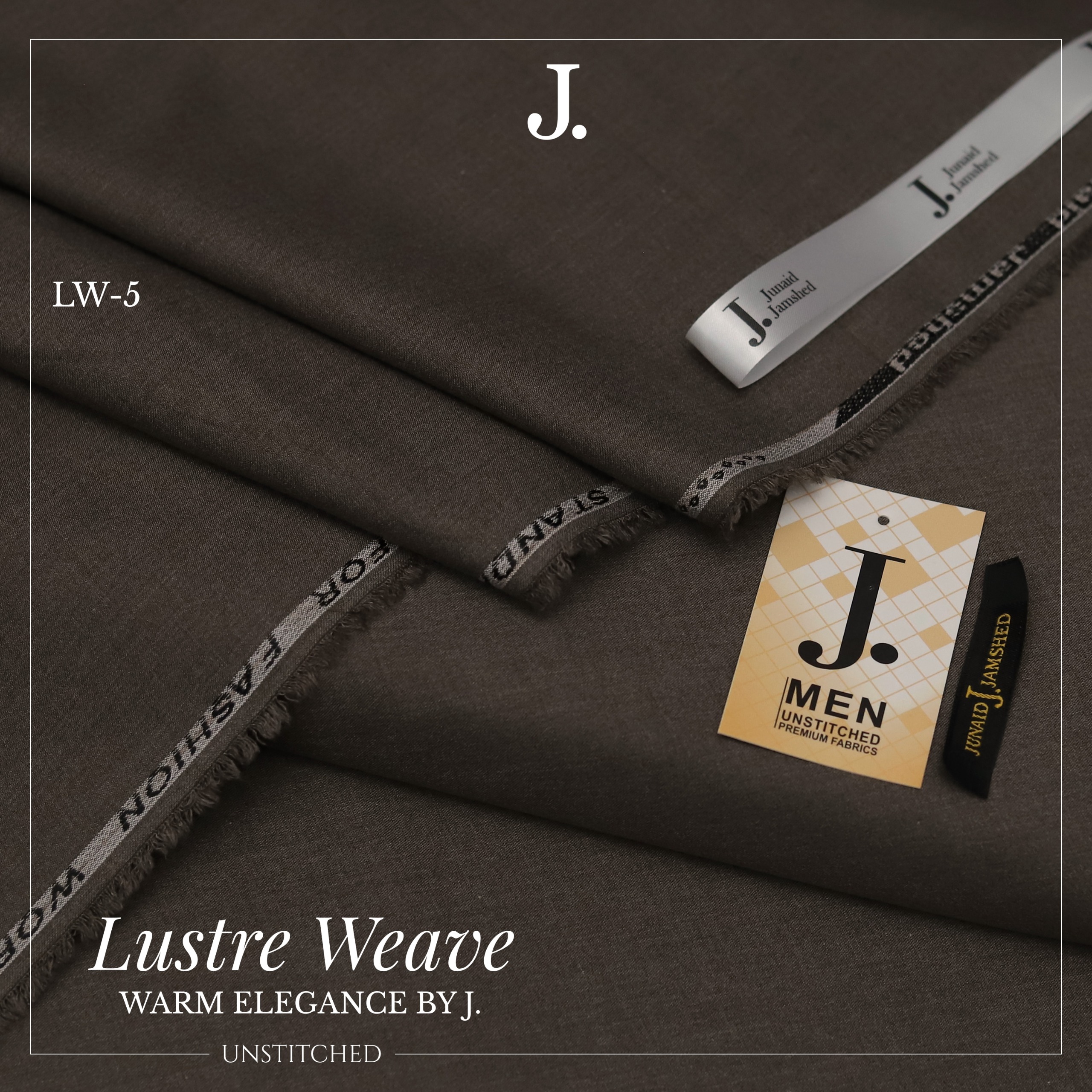 J. MVS Wash & Wear Premium Unstitched Fabric – 4 Meter Super Luxury Winter Collection - Image 11