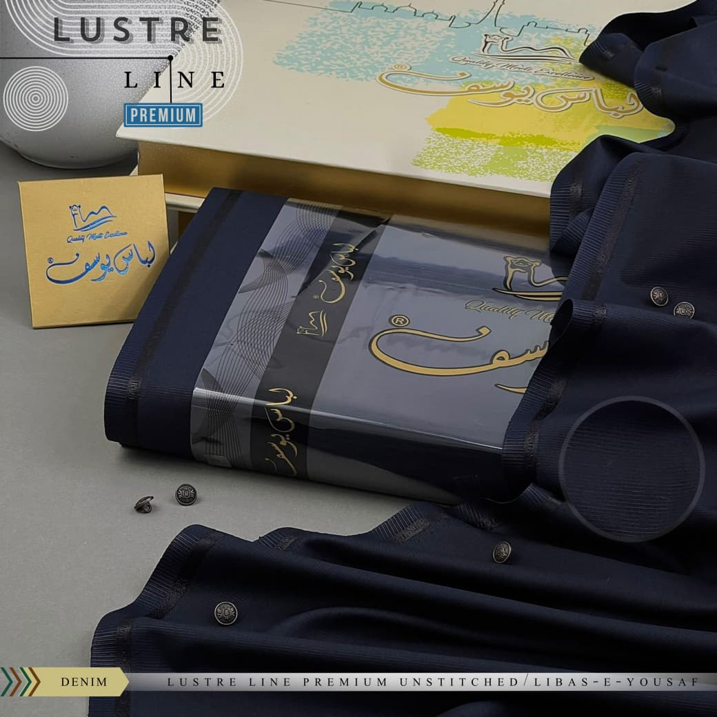 Libas Yousaf Premium Unstitched Suit with Optional Waistcoat Fabric - Image 11