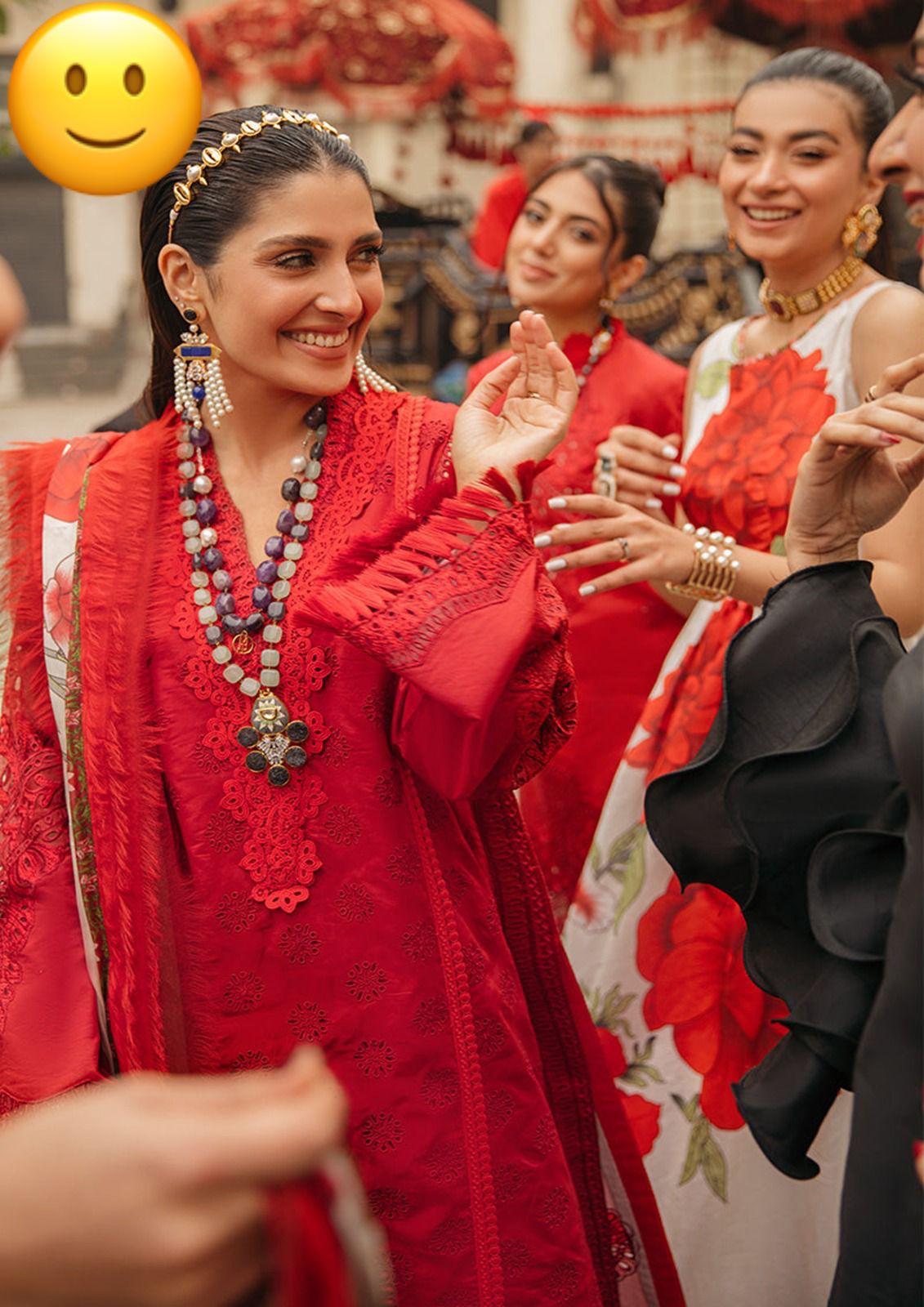 Premium Chikankari Embroidered Lawn & Silk Suit - Image 2