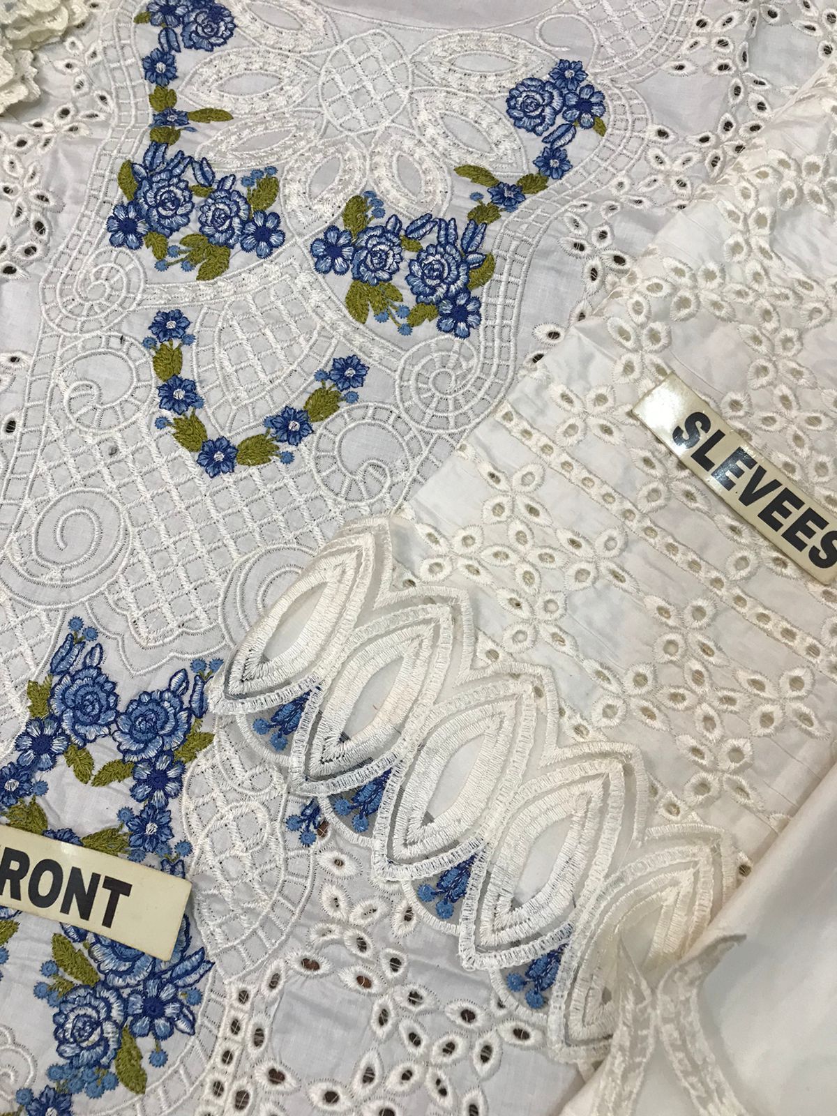 Premium Chikankari Embroidered Lawn Suit by Moosa Fabrics - Image 6