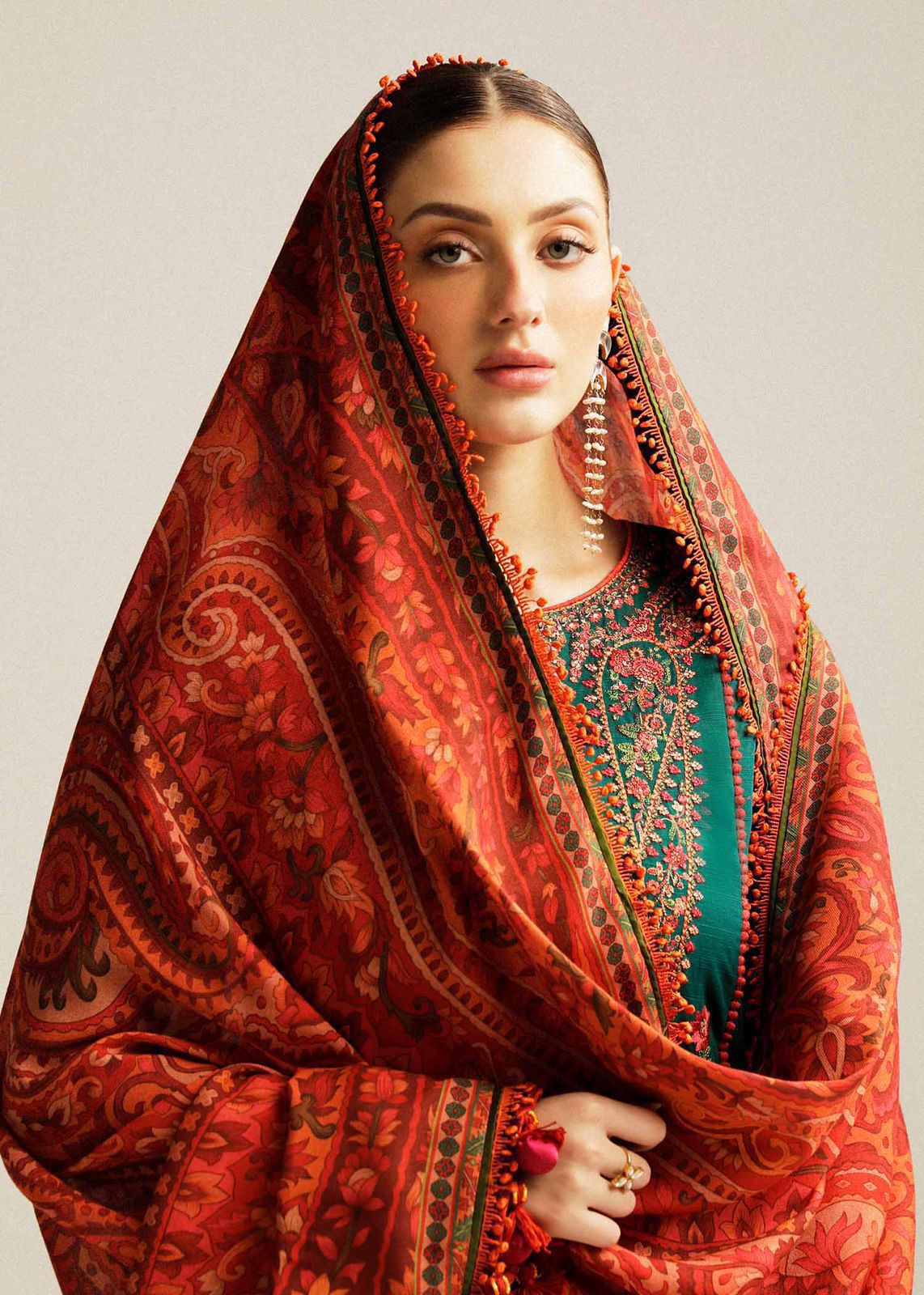 Premium Lawn 3 Pcs โ Embroidered Shirt with Digital Printed Dupatta | Summer Collection - Image 3