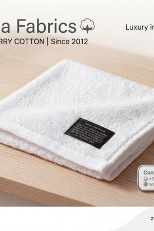 Premium Terry Cotton Towel by Moosa Fabrics – Soft, Absorbent & Luxury Quality