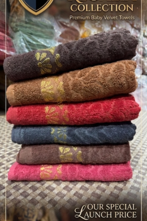 Premium Baby Velvet Towels – Velvet Regalia Collection | Soft & Absorbent