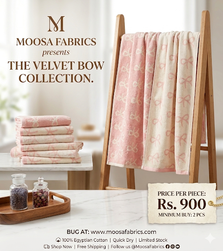 Large Size Double Towel β Soft & Absorbent Premium Bath Towel (Moosa Fabrics) - Image 2