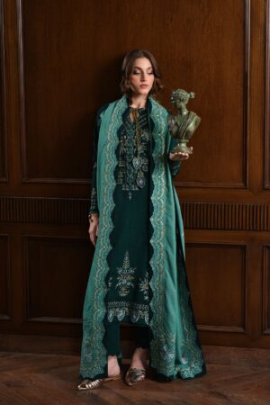 Batik Summer Collection 2026 – 3PC Heavy Embroidered Lawn Suit with Cotton Net Dupatta
