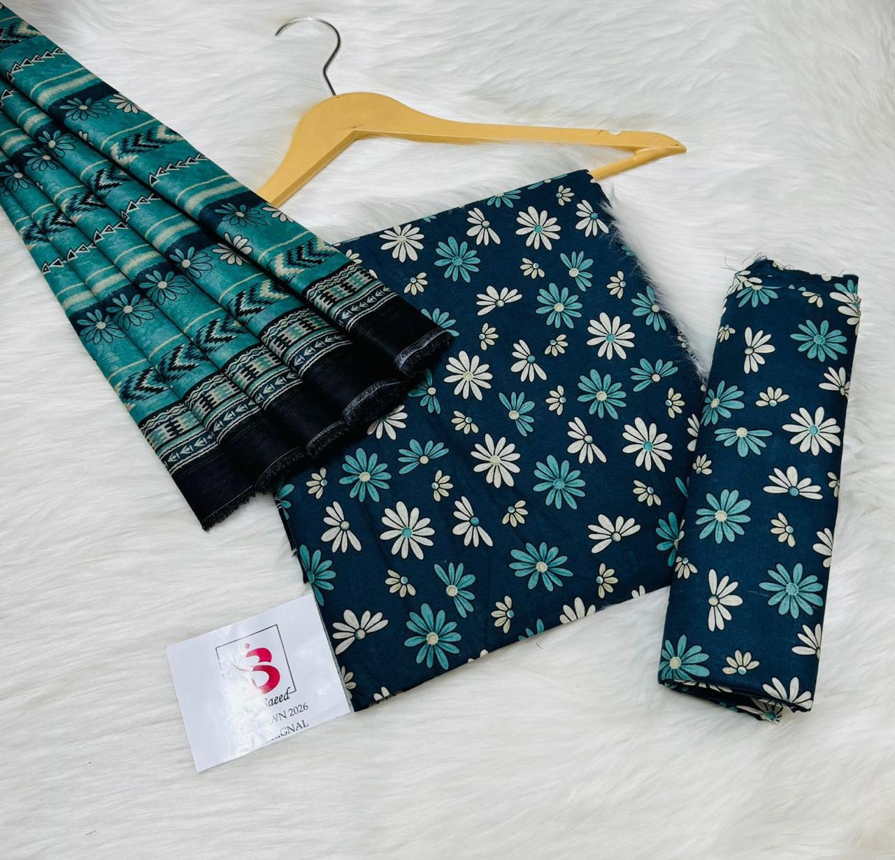 Premium Bin Saeed 3PC Lawn Suit β Digital Print Summer Collection - Image 7
