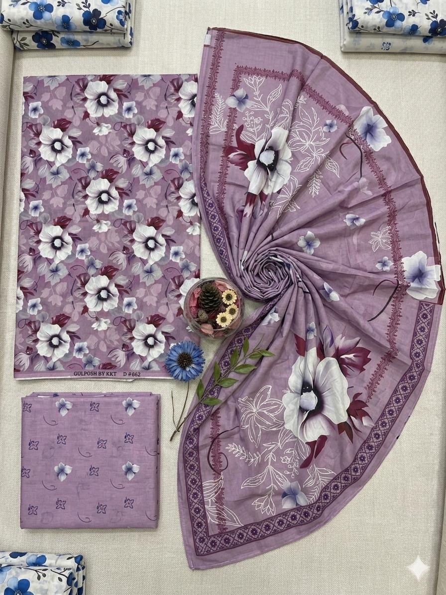 GULPOSH 3Pc Premium Printed Lawn Collection 2026 β Airjet Lawn Elegant Summer Suits - Image 47