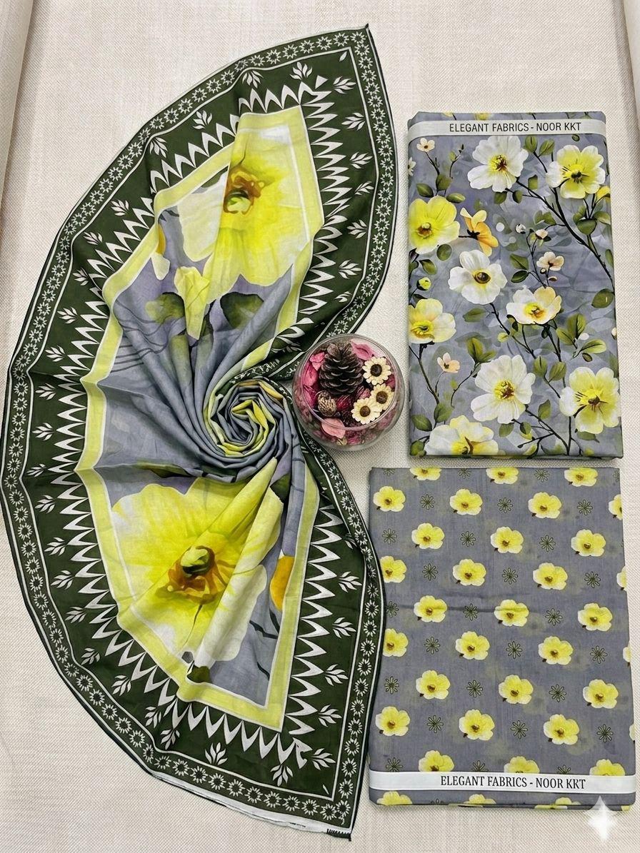 GULPOSH 3Pc Premium Printed Lawn Collection 2026 β Airjet Lawn Elegant Summer Suits - Image 9