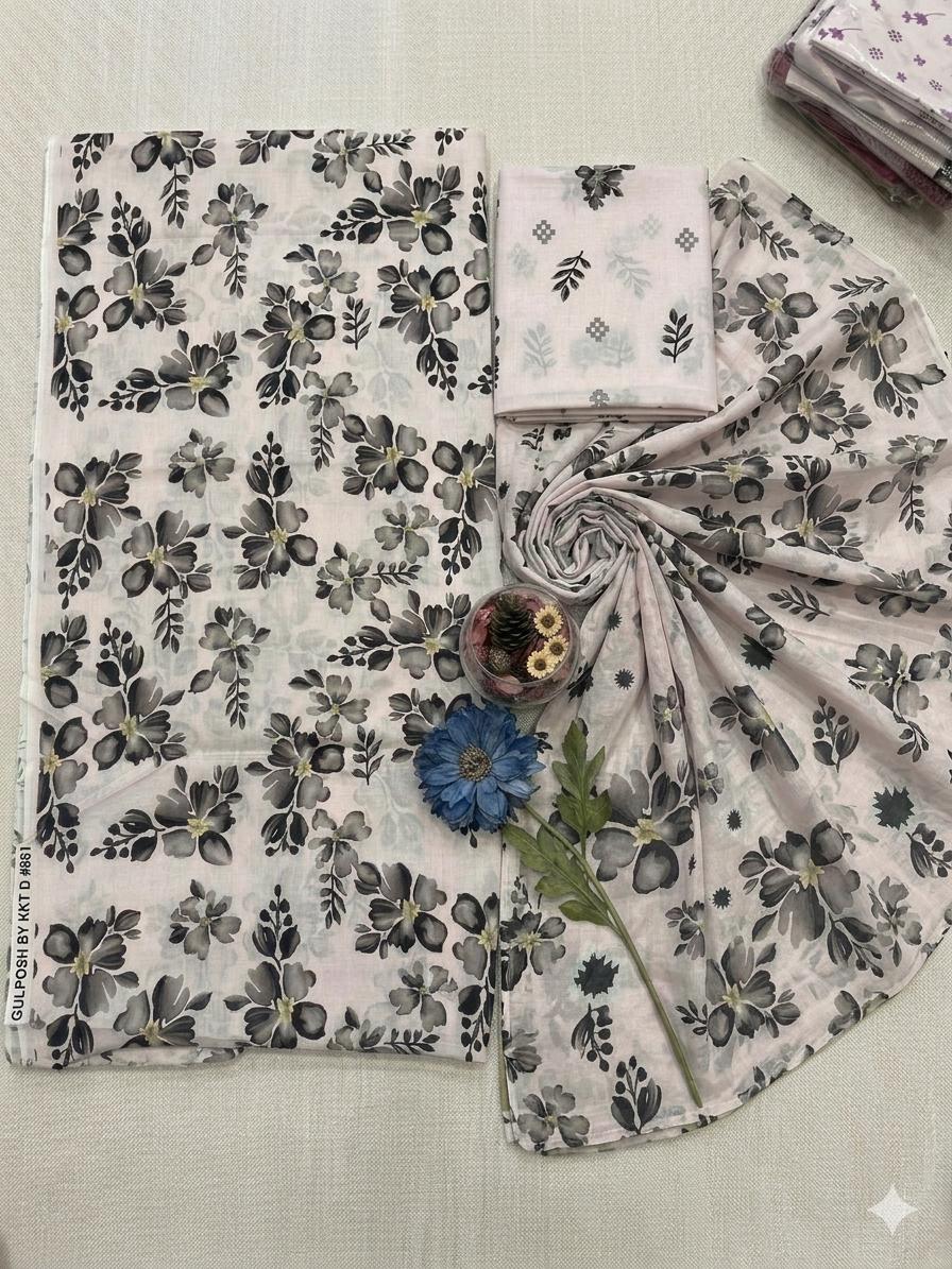 GULPOSH 3Pc Premium Printed Lawn Collection 2026 β Airjet Lawn Elegant Summer Suits - Image 3