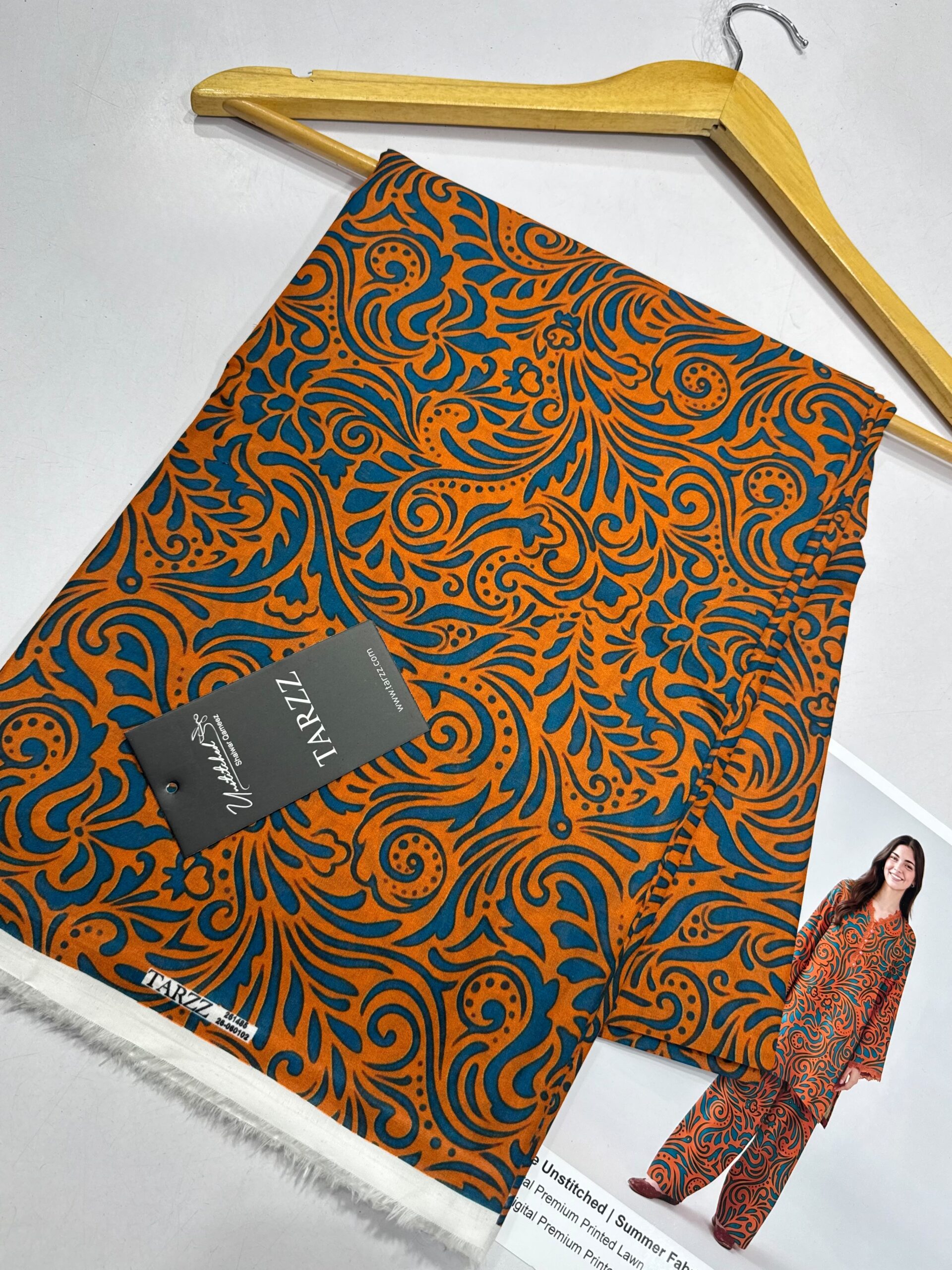TARZZ Premium Printed Lawn 2-Piece Summer Collection - Image 6