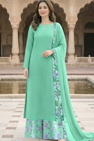 Khaas Luxury Lawn 3 Piece Suit – Ready to Wear Chiffon Dupatta