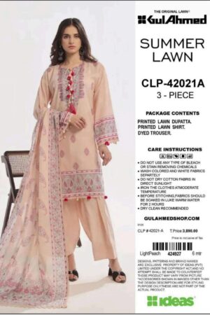 Gul Ahmed Original Summer Lawn