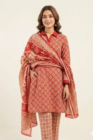 Bareeze 3 Piece Digital Printed Airjet Lawn